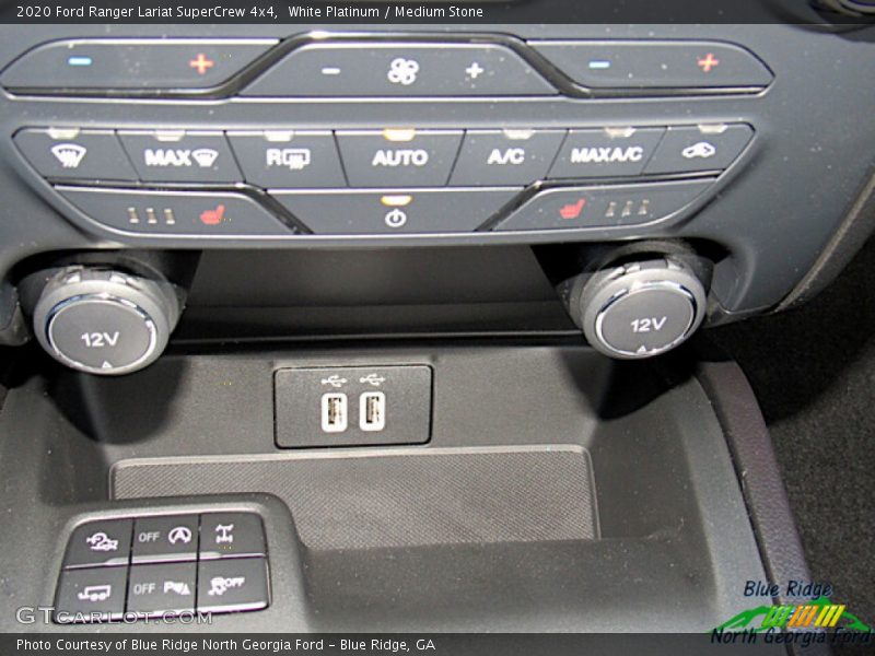 White Platinum / Medium Stone 2020 Ford Ranger Lariat SuperCrew 4x4
