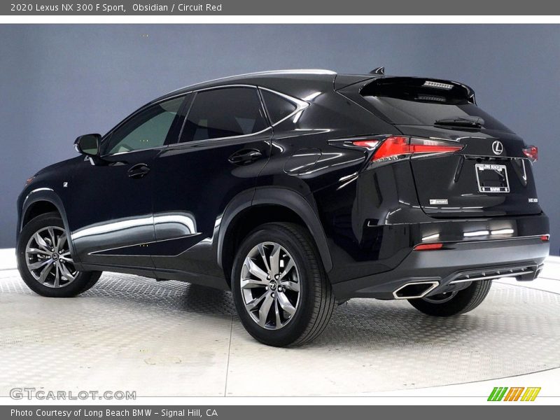 Obsidian / Circuit Red 2020 Lexus NX 300 F Sport
