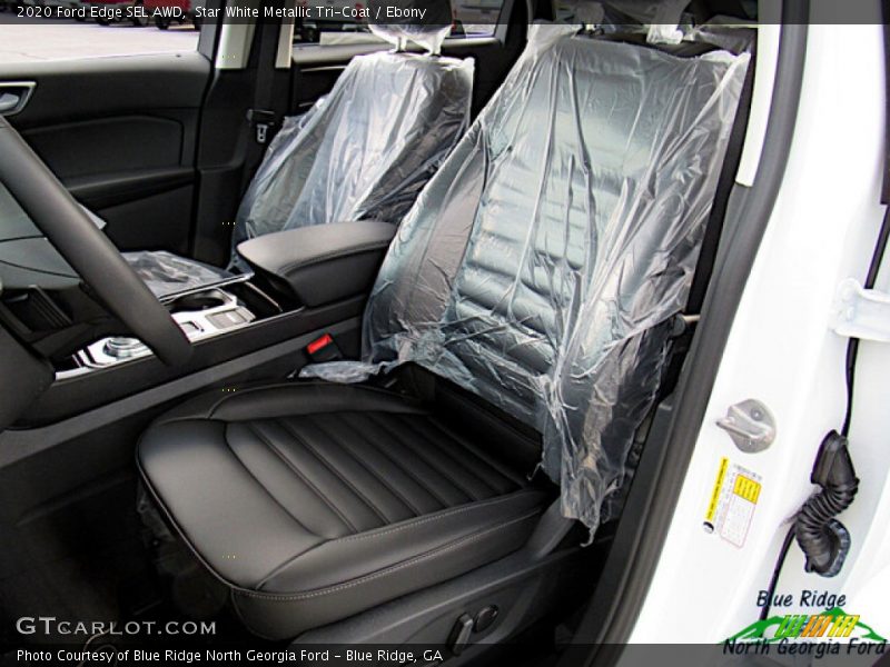 Star White Metallic Tri-Coat / Ebony 2020 Ford Edge SEL AWD
