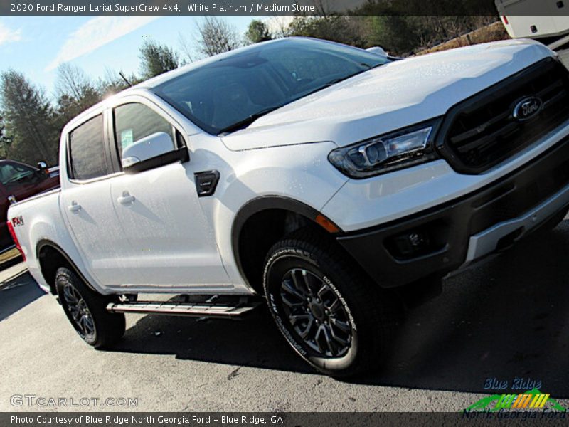 White Platinum / Medium Stone 2020 Ford Ranger Lariat SuperCrew 4x4
