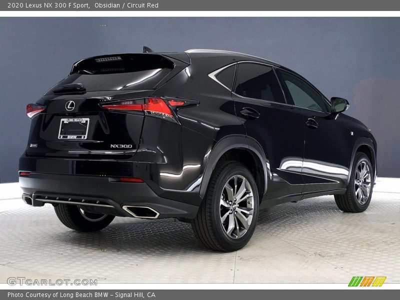 Obsidian / Circuit Red 2020 Lexus NX 300 F Sport