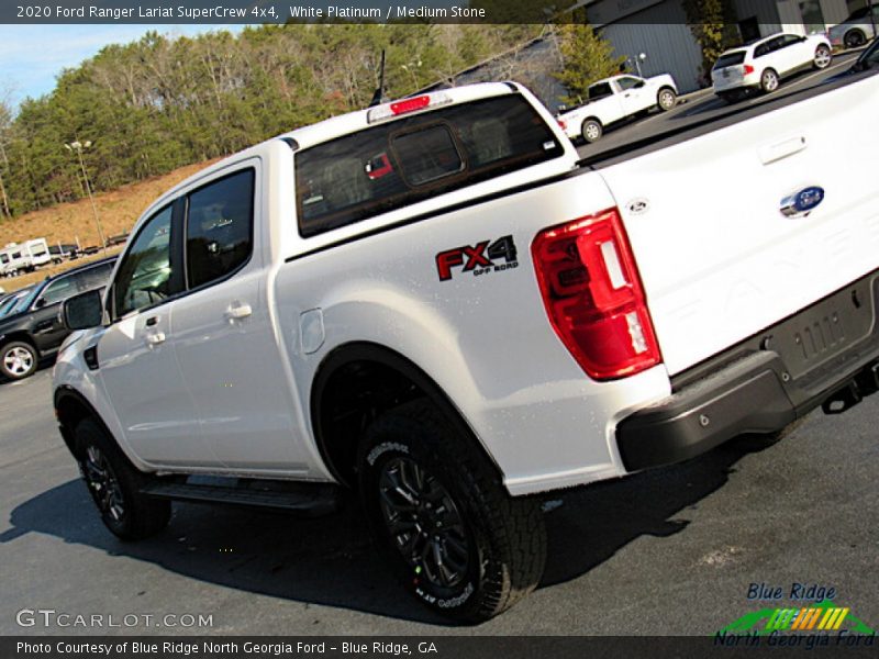 White Platinum / Medium Stone 2020 Ford Ranger Lariat SuperCrew 4x4