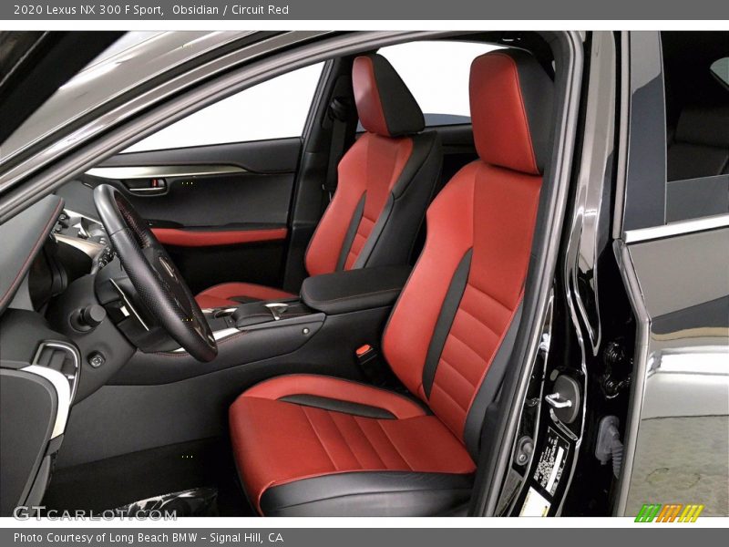 Front Seat of 2020 NX 300 F Sport
