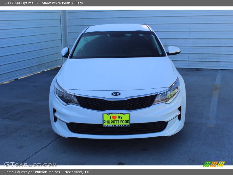 Snow White Pearl / Black 2017 Kia Optima LX