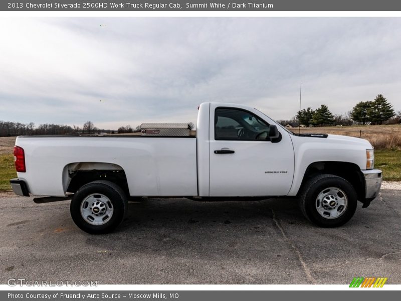 Summit White / Dark Titanium 2013 Chevrolet Silverado 2500HD Work Truck Regular Cab