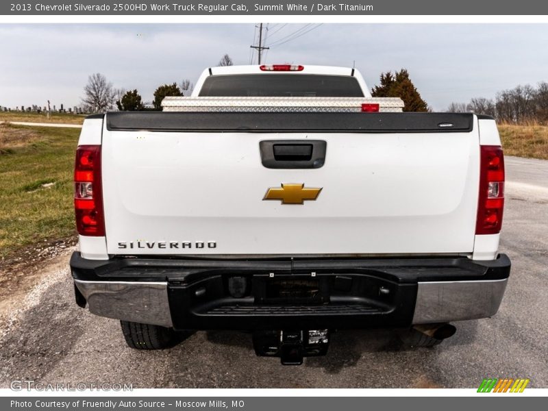 Summit White / Dark Titanium 2013 Chevrolet Silverado 2500HD Work Truck Regular Cab
