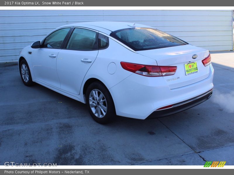 Snow White Pearl / Black 2017 Kia Optima LX