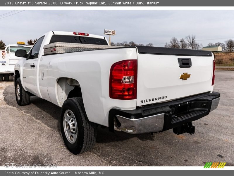 Summit White / Dark Titanium 2013 Chevrolet Silverado 2500HD Work Truck Regular Cab