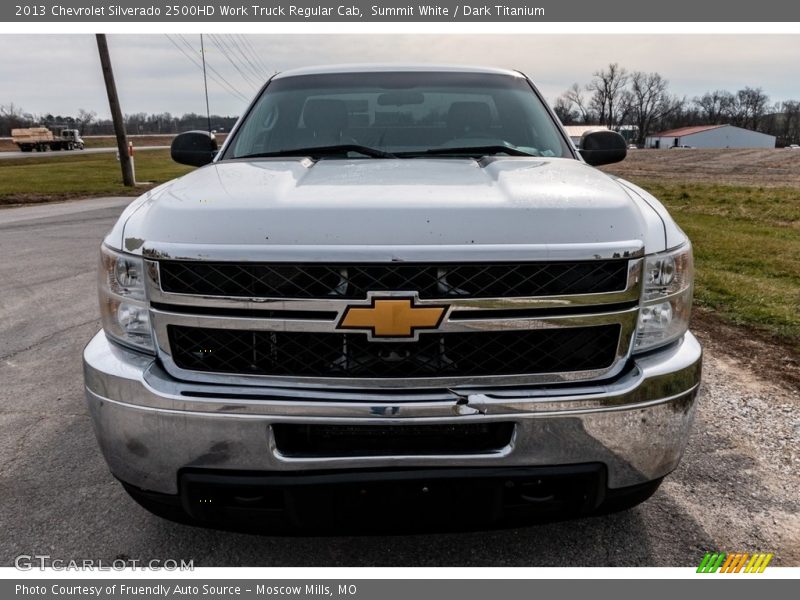 Summit White / Dark Titanium 2013 Chevrolet Silverado 2500HD Work Truck Regular Cab