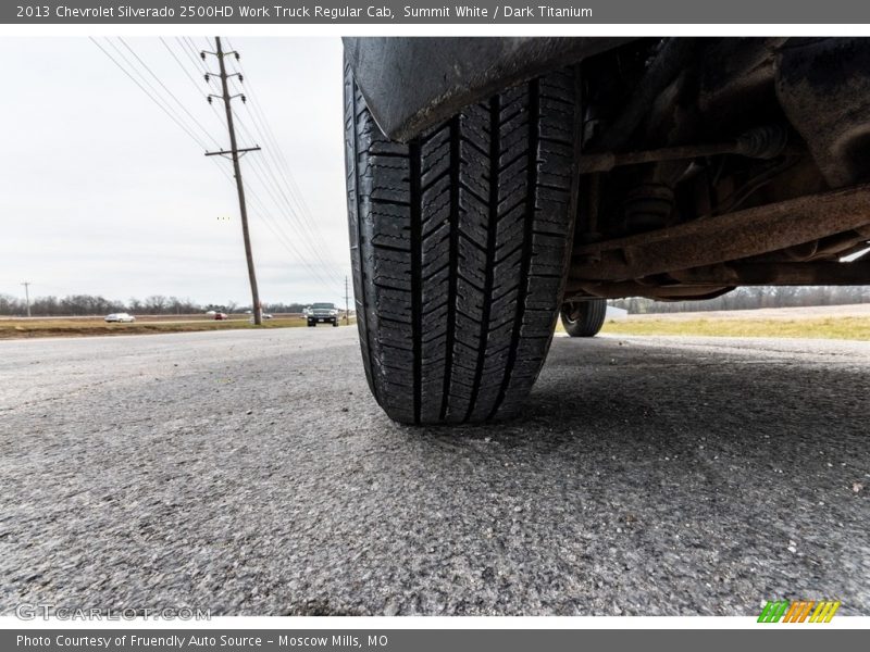 Summit White / Dark Titanium 2013 Chevrolet Silverado 2500HD Work Truck Regular Cab