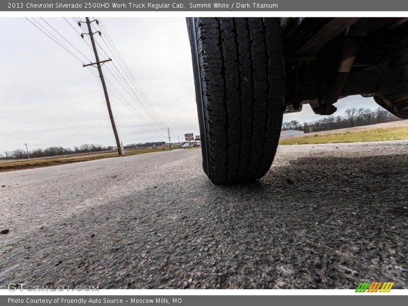 Summit White / Dark Titanium 2013 Chevrolet Silverado 2500HD Work Truck Regular Cab
