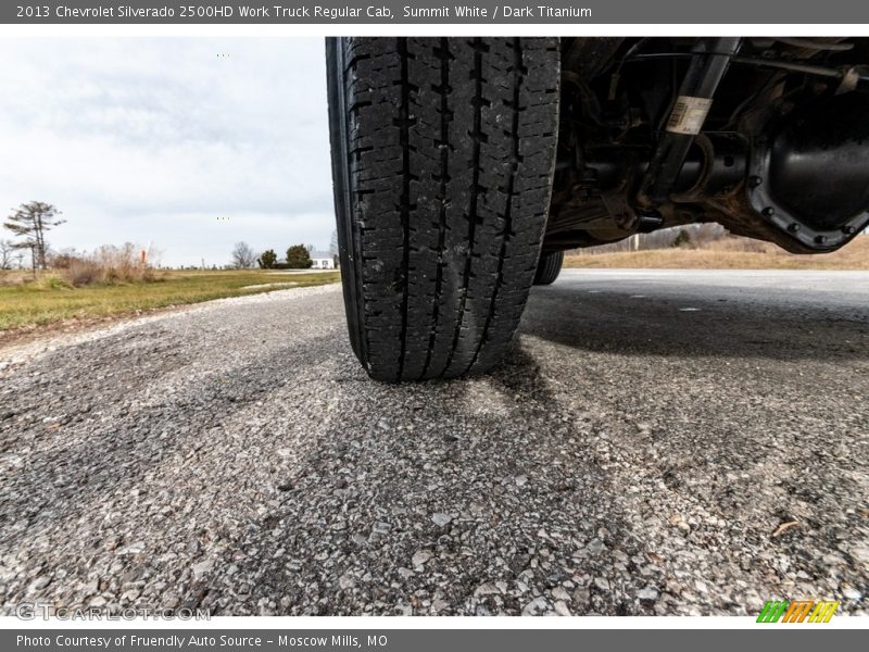 Summit White / Dark Titanium 2013 Chevrolet Silverado 2500HD Work Truck Regular Cab