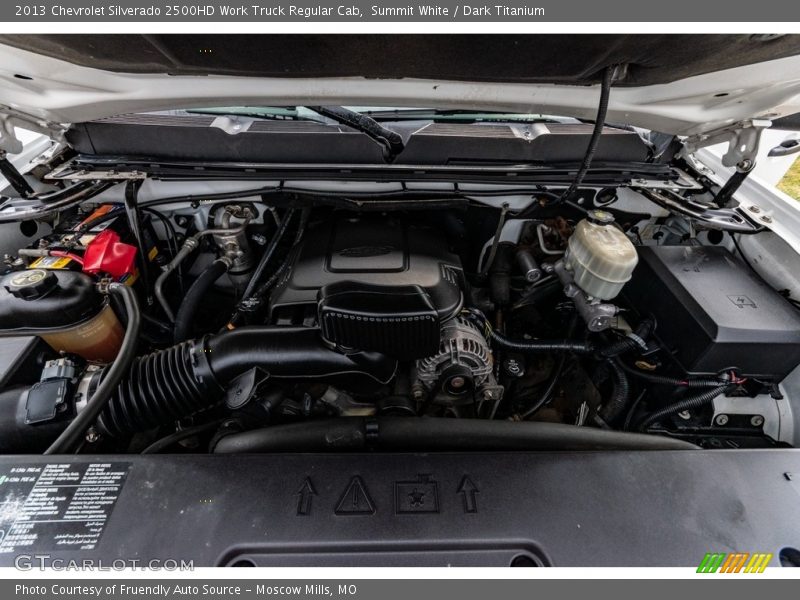 Summit White / Dark Titanium 2013 Chevrolet Silverado 2500HD Work Truck Regular Cab