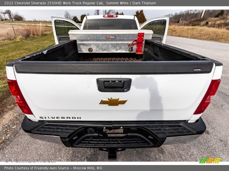 Summit White / Dark Titanium 2013 Chevrolet Silverado 2500HD Work Truck Regular Cab