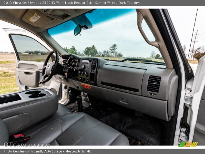 Summit White / Dark Titanium 2013 Chevrolet Silverado 2500HD Work Truck Regular Cab