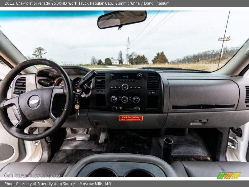 Summit White / Dark Titanium 2013 Chevrolet Silverado 2500HD Work Truck Regular Cab