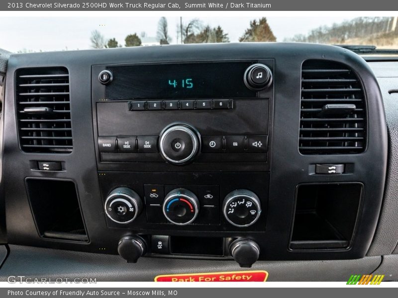 Summit White / Dark Titanium 2013 Chevrolet Silverado 2500HD Work Truck Regular Cab
