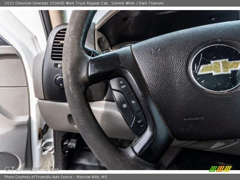 Summit White / Dark Titanium 2013 Chevrolet Silverado 2500HD Work Truck Regular Cab