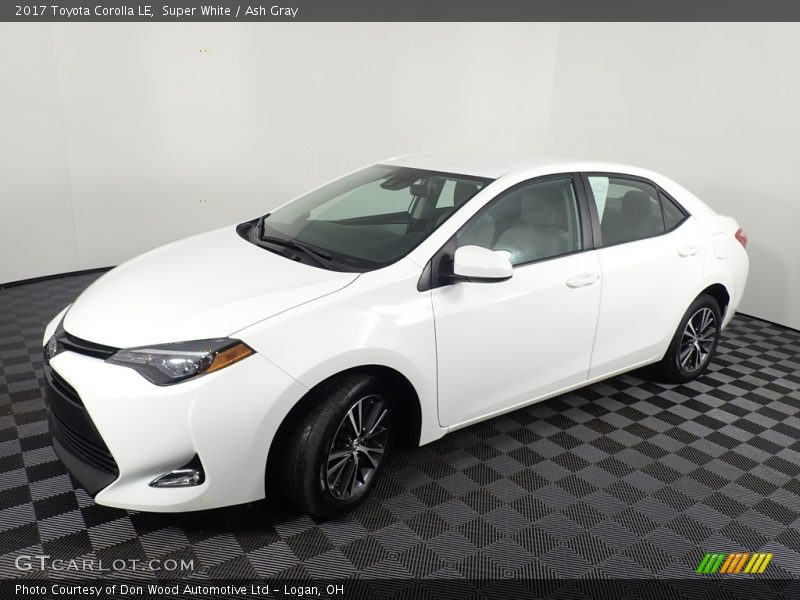 Super White / Ash Gray 2017 Toyota Corolla LE