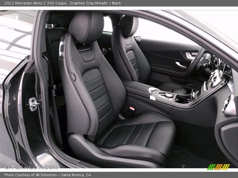 Graphite Gray Metallic / Black 2021 Mercedes-Benz C 300 Coupe
