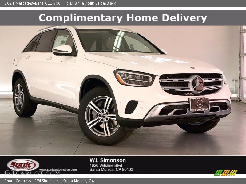 Polar White / Silk Beige/Black 2021 Mercedes-Benz GLC 300