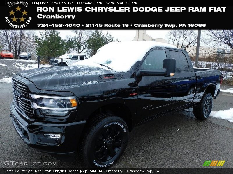 Diamond Black Crystal Pearl / Black 2020 Ram 2500 Big Horn Crew Cab 4x4