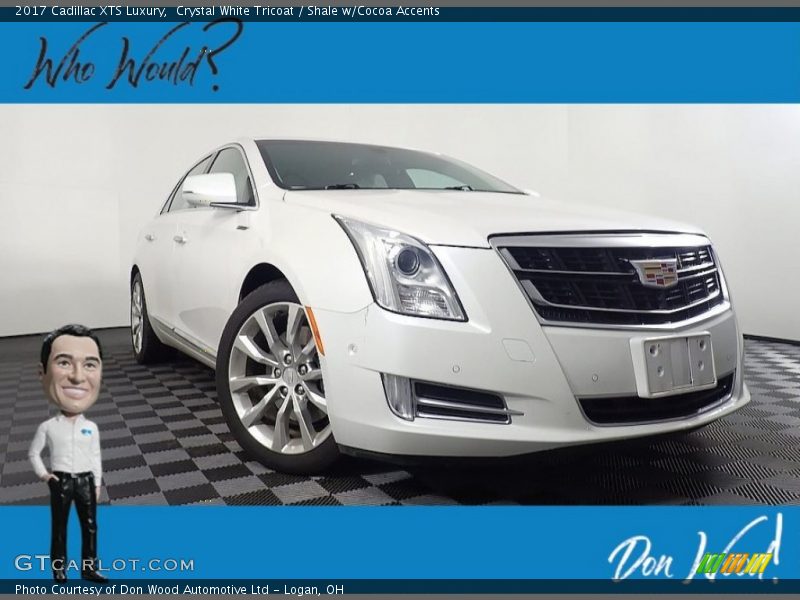 Crystal White Tricoat / Shale w/Cocoa Accents 2017 Cadillac XTS Luxury