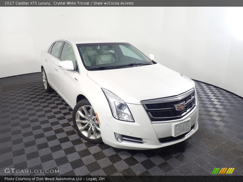 Crystal White Tricoat / Shale w/Cocoa Accents 2017 Cadillac XTS Luxury