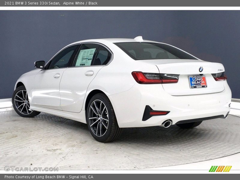 Alpine White / Black 2021 BMW 3 Series 330i Sedan