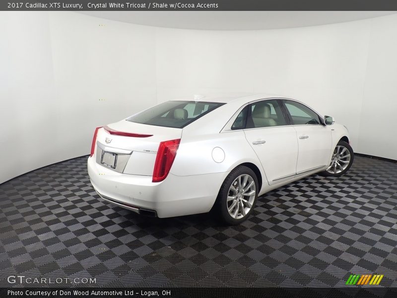 Crystal White Tricoat / Shale w/Cocoa Accents 2017 Cadillac XTS Luxury