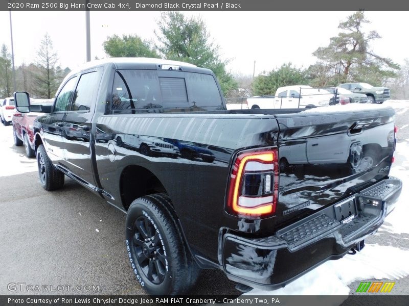 Diamond Black Crystal Pearl / Black 2020 Ram 2500 Big Horn Crew Cab 4x4
