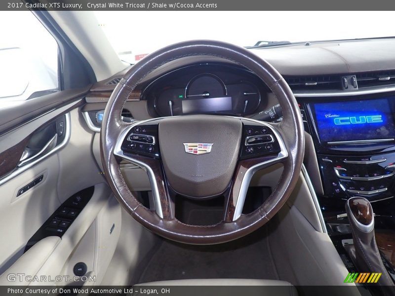 Crystal White Tricoat / Shale w/Cocoa Accents 2017 Cadillac XTS Luxury