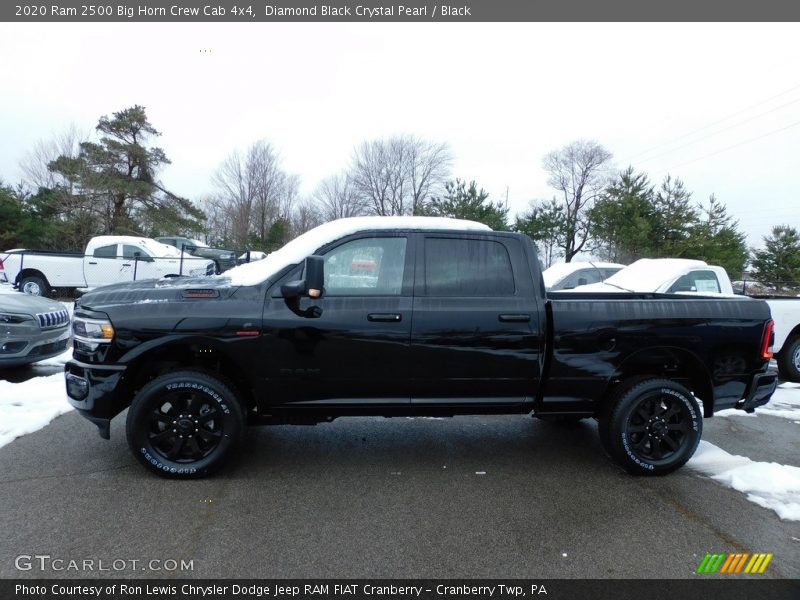 Diamond Black Crystal Pearl / Black 2020 Ram 2500 Big Horn Crew Cab 4x4