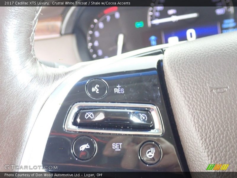 Crystal White Tricoat / Shale w/Cocoa Accents 2017 Cadillac XTS Luxury