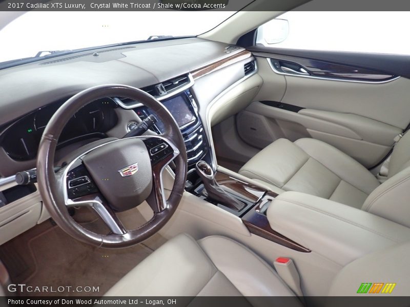 Crystal White Tricoat / Shale w/Cocoa Accents 2017 Cadillac XTS Luxury