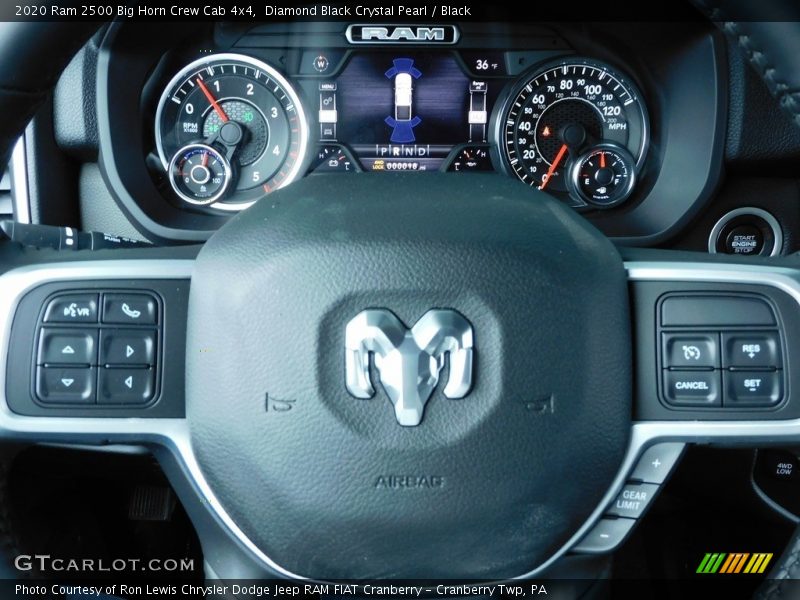 Diamond Black Crystal Pearl / Black 2020 Ram 2500 Big Horn Crew Cab 4x4
