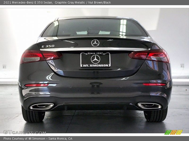 Graphite Gray Metallic / Nut Brown/Black 2021 Mercedes-Benz E 350 Sedan