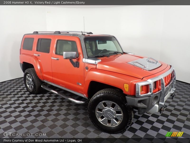 Victory Red / Light Cashmere/Ebony 2008 Hummer H3 X