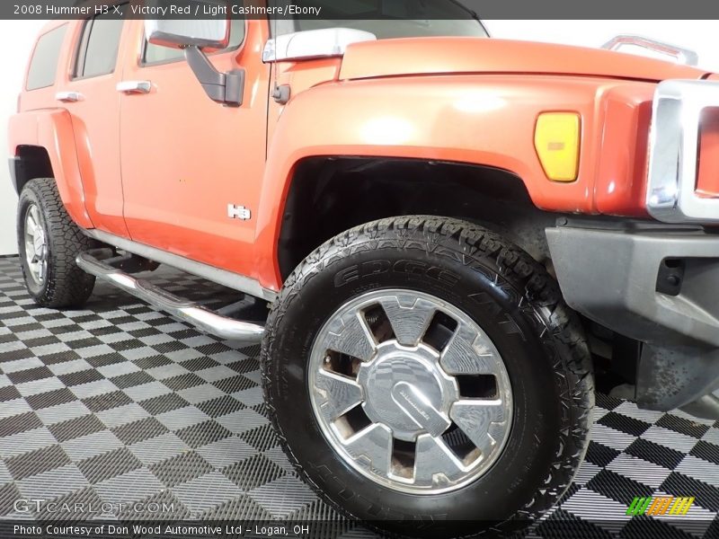 Victory Red / Light Cashmere/Ebony 2008 Hummer H3 X
