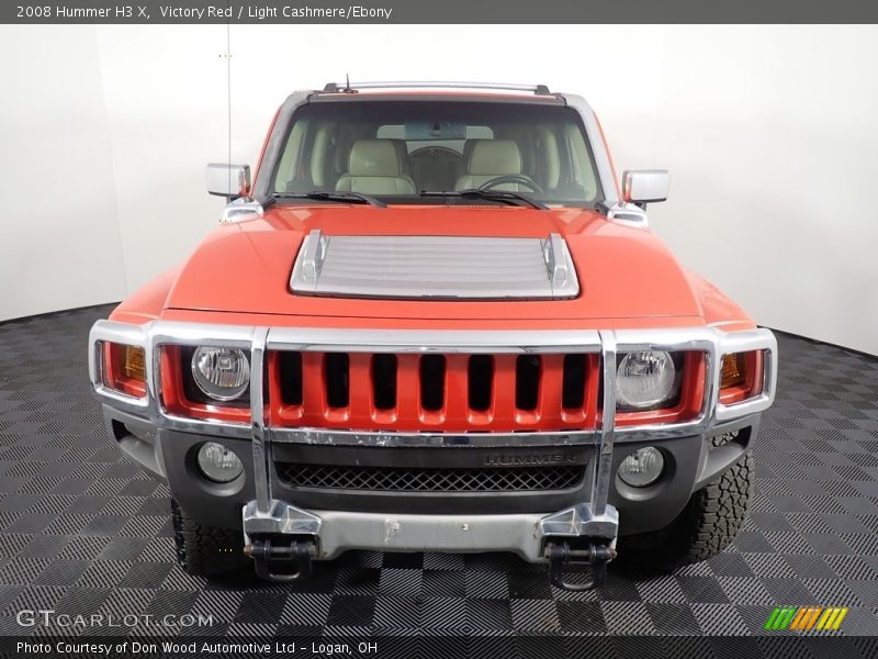 Victory Red / Light Cashmere/Ebony 2008 Hummer H3 X