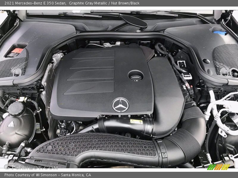 Graphite Gray Metallic / Nut Brown/Black 2021 Mercedes-Benz E 350 Sedan