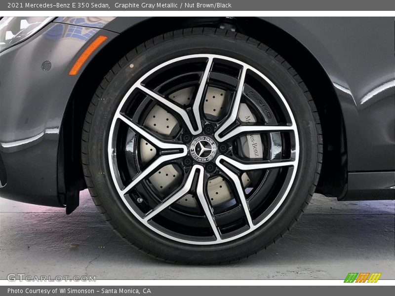 Graphite Gray Metallic / Nut Brown/Black 2021 Mercedes-Benz E 350 Sedan