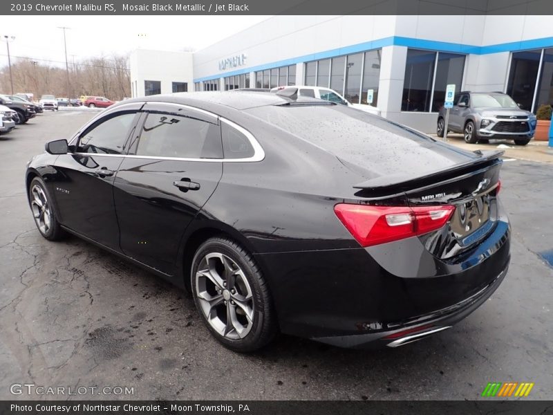 Mosaic Black Metallic / Jet Black 2019 Chevrolet Malibu RS