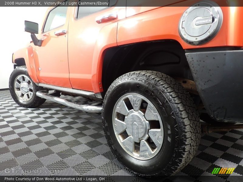 Victory Red / Light Cashmere/Ebony 2008 Hummer H3 X