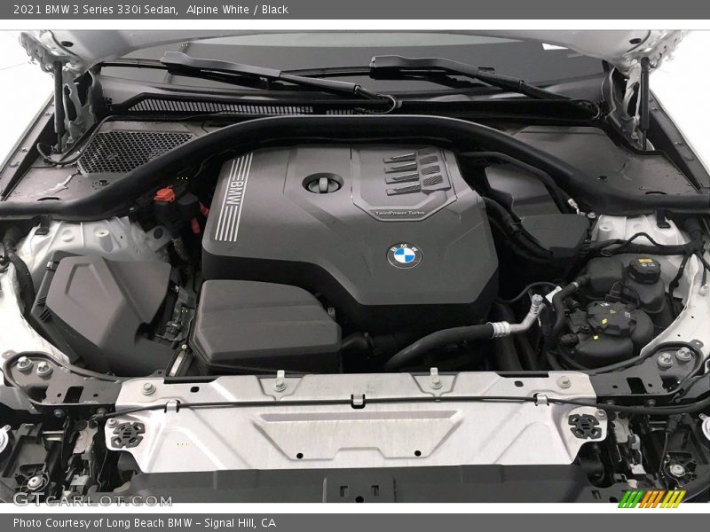 Alpine White / Black 2021 BMW 3 Series 330i Sedan