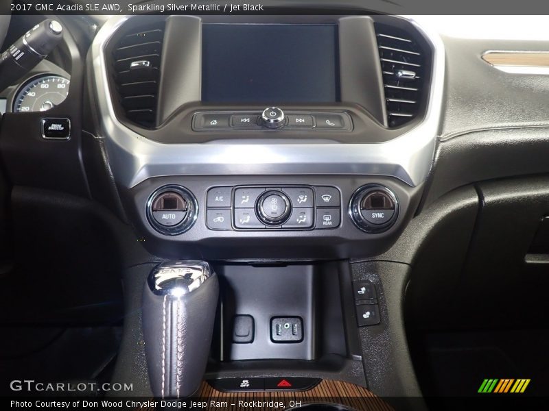 Controls of 2017 Acadia SLE AWD