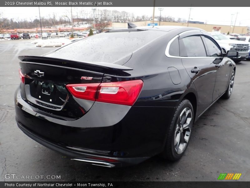 Mosaic Black Metallic / Jet Black 2019 Chevrolet Malibu RS