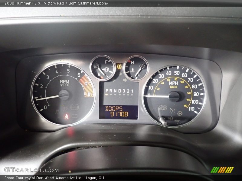 Victory Red / Light Cashmere/Ebony 2008 Hummer H3 X