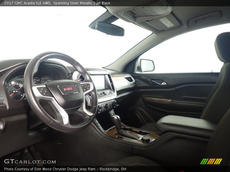 Sparkling Silver Metallic / Jet Black 2017 GMC Acadia SLE AWD