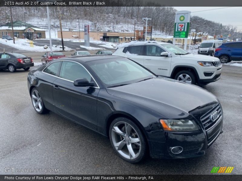 Brilliant Black / Black 2011 Audi A5 2.0T quattro Coupe